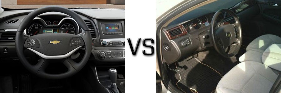 2016-CHEVROLET-IMPALA-VS-2012-IMPALA-interior